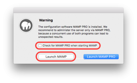 Avoid MAMP Pro